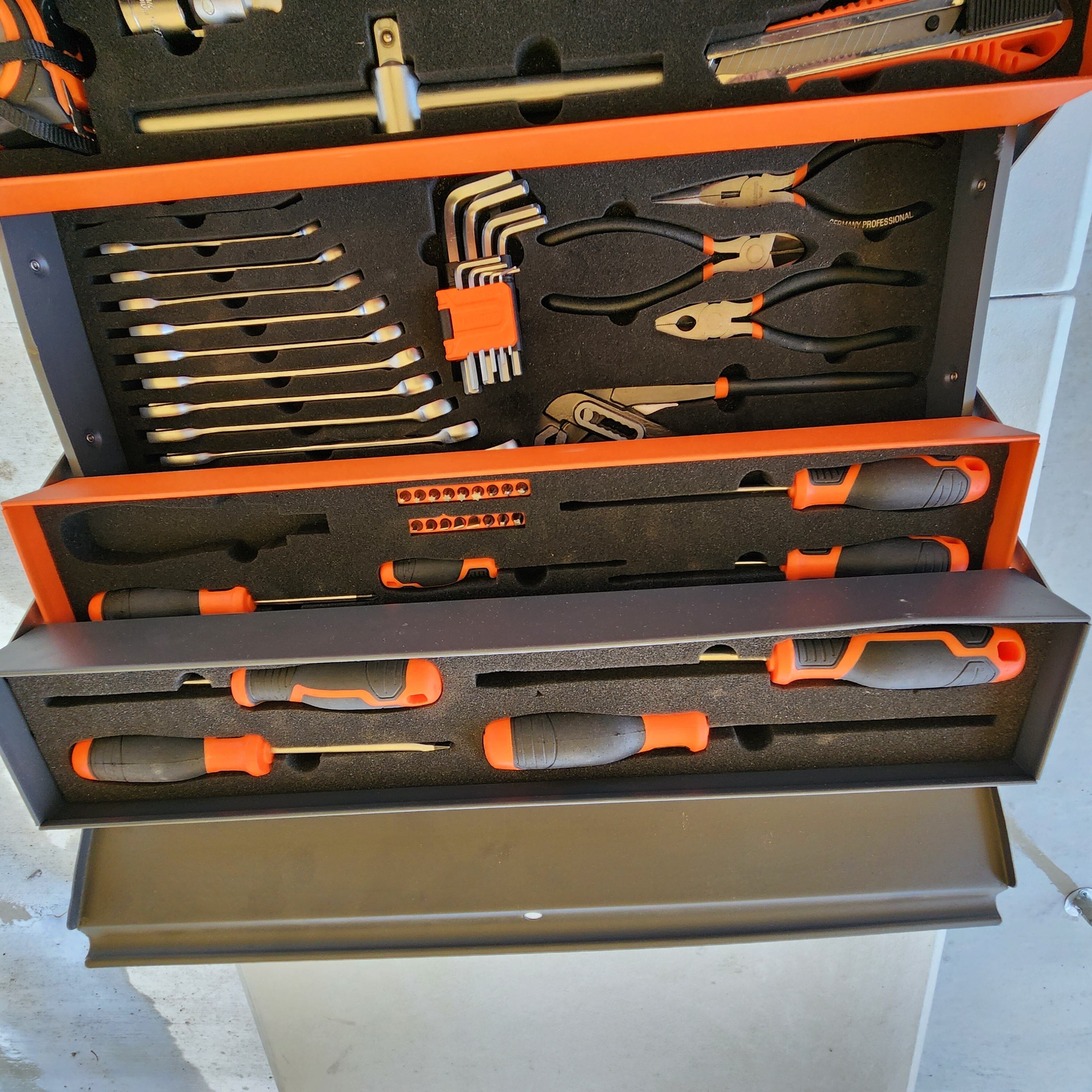 Harden 77 Piece Metric Tool Box Set