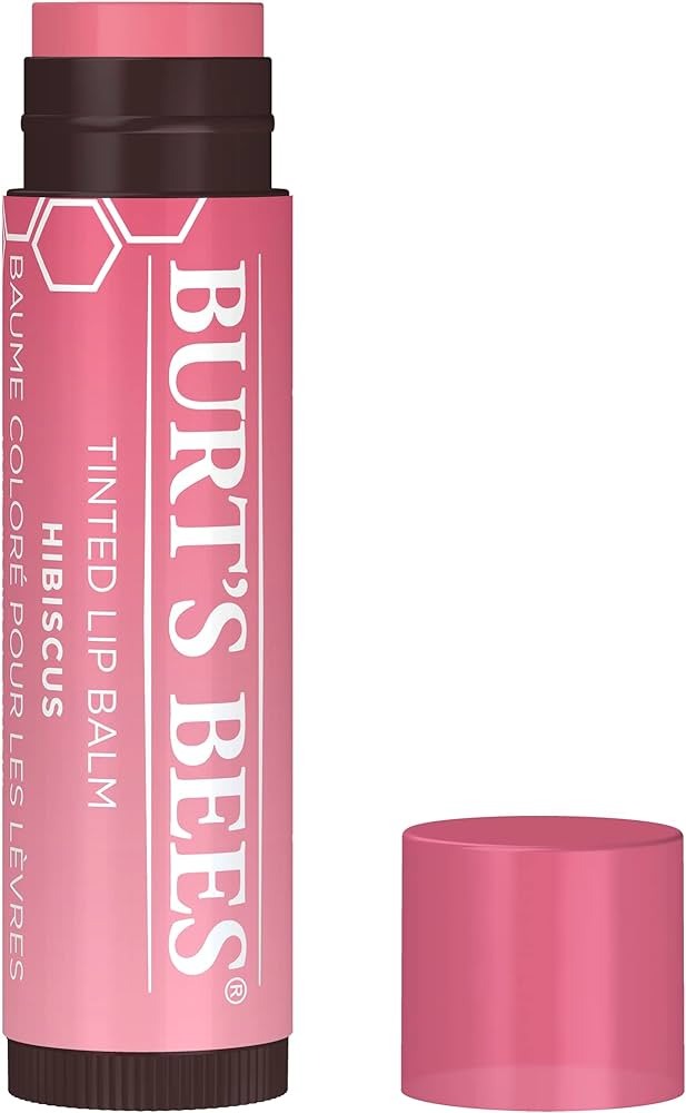 Tinted Lip Balm - Hibiscus by Burts Bees for Unisex - 0.15 oz Lip Balm
