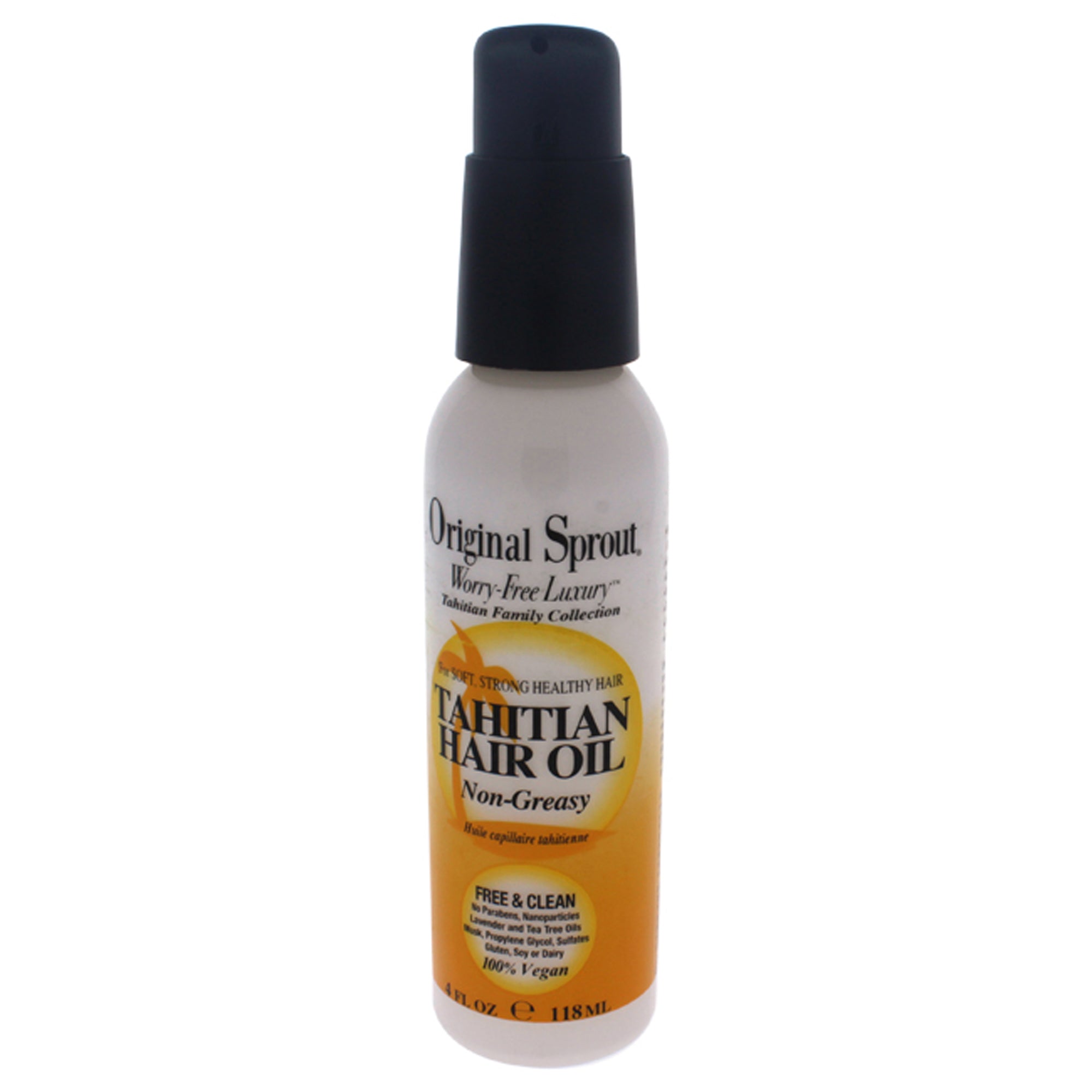Tahitian Hair Oil by Original Sprout for Unisex - 4 oz Oil