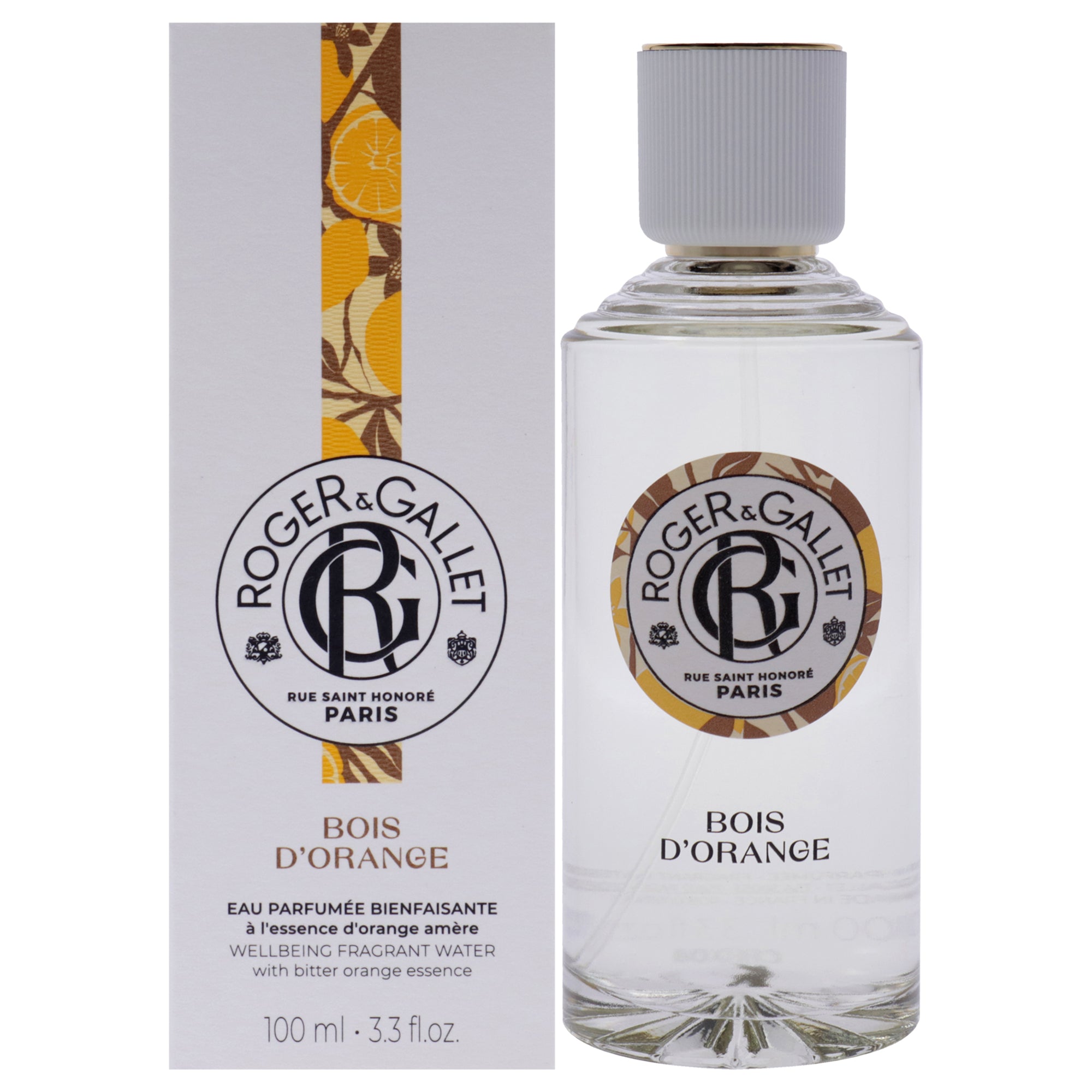 Wellbeing Fragrant Water - Orange Wood by Roger & Gallet for Unisex - 3.3 oz Spray