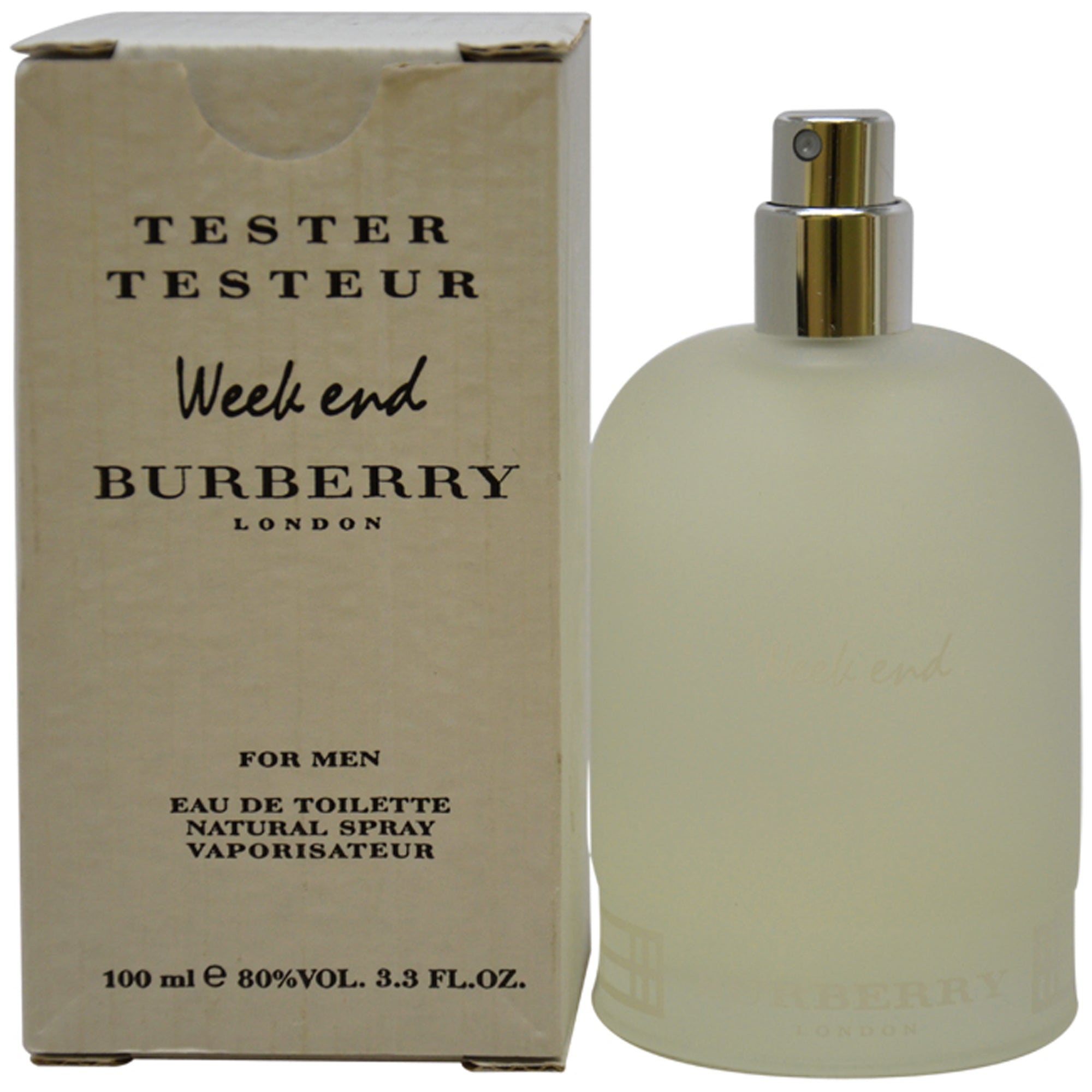 Burberry Weekend by Burberry for Men - 3.3 oz EDT Spray (Tester)