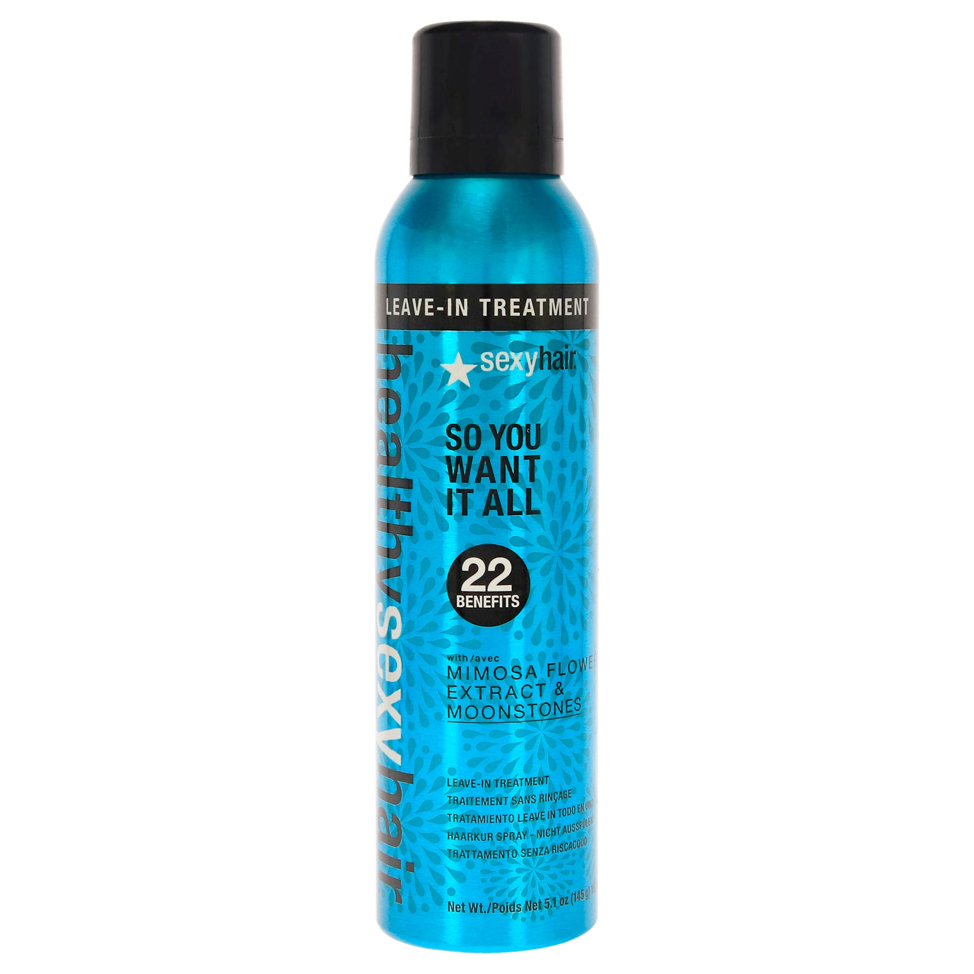 Healthy Sexy So You Want It All Leave-In Treatment by Sexy Hair for Unisex - 5.1 oz Hairspray