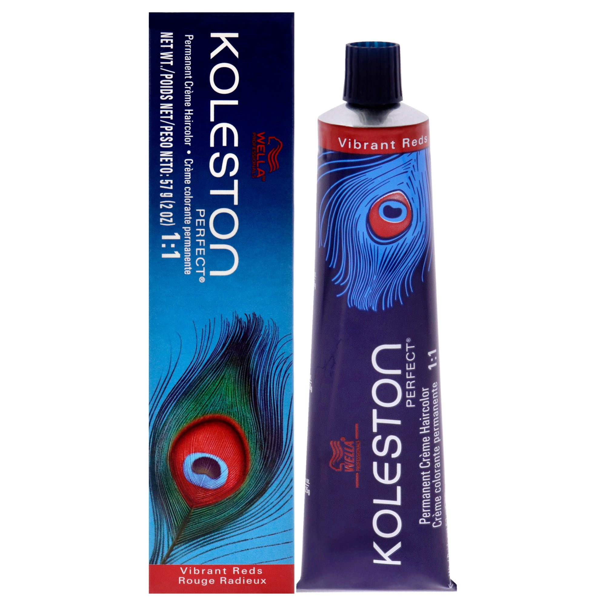 Koleston Perfect Permanent Creme Haircolor - 6-45 Dark Blonde-Red Violet by Wella for Unisex - 2 oz Hair Color