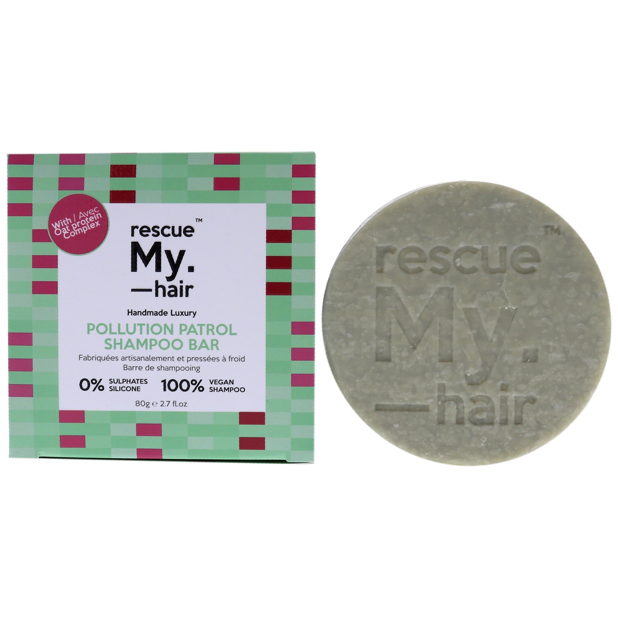 Rescue My Hair Pollution Patrol Shampoo Bar by Infuse My Colour for Unisex - 2.7 oz Shampoo