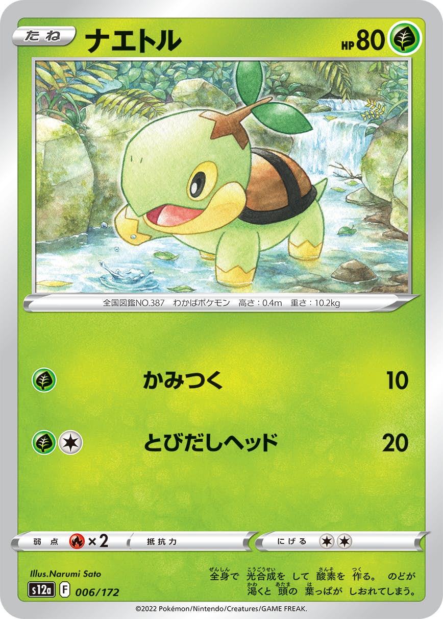 【状態A】ナエトル(006/172) [S12A]の通販・買取（ポケモンカード）