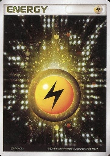【状態A-】基本雷エネルギー(ADV) ‐ (L0A-7CN-D92/‐) [‐]の通販・買取（ポケモンカード）