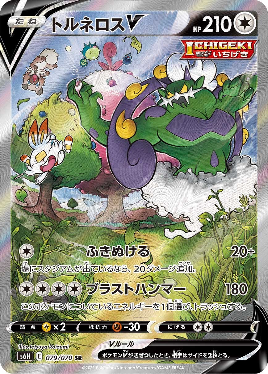【状態A-】トルネロスV SR (079/070) [s6h]の通販・買取（ポケモンカード）
