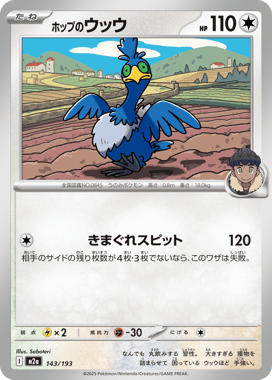 【状態A】ホップのウッウ(143/193) [M2A]の通販・買取（ポケモンカード）
