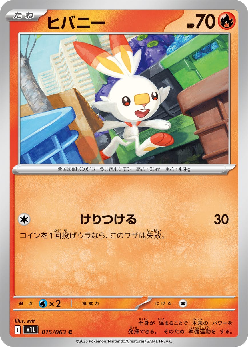 【状態A】ヒバニー C (015/063) [M1L]の通販・買取（ポケモンカード）