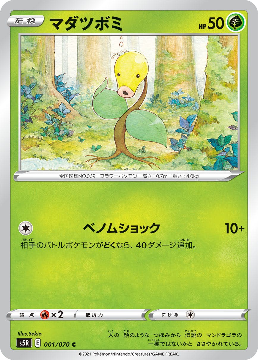 【状態B】マダツボミ C (001/070) [s5r]の通販・買取（ポケモンカード）