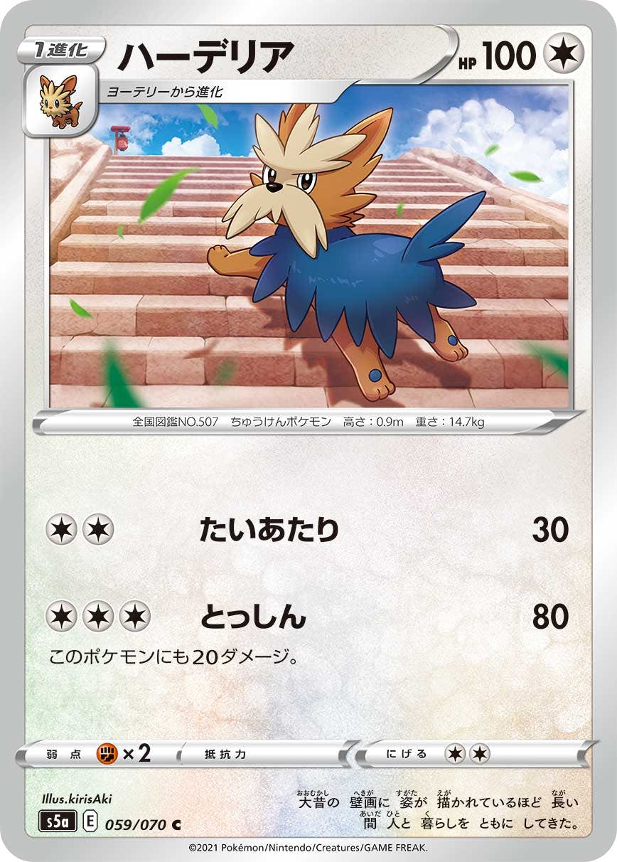 【状態B】ハーデリア C (059/070) [s5a]の通販・買取（ポケモンカード）