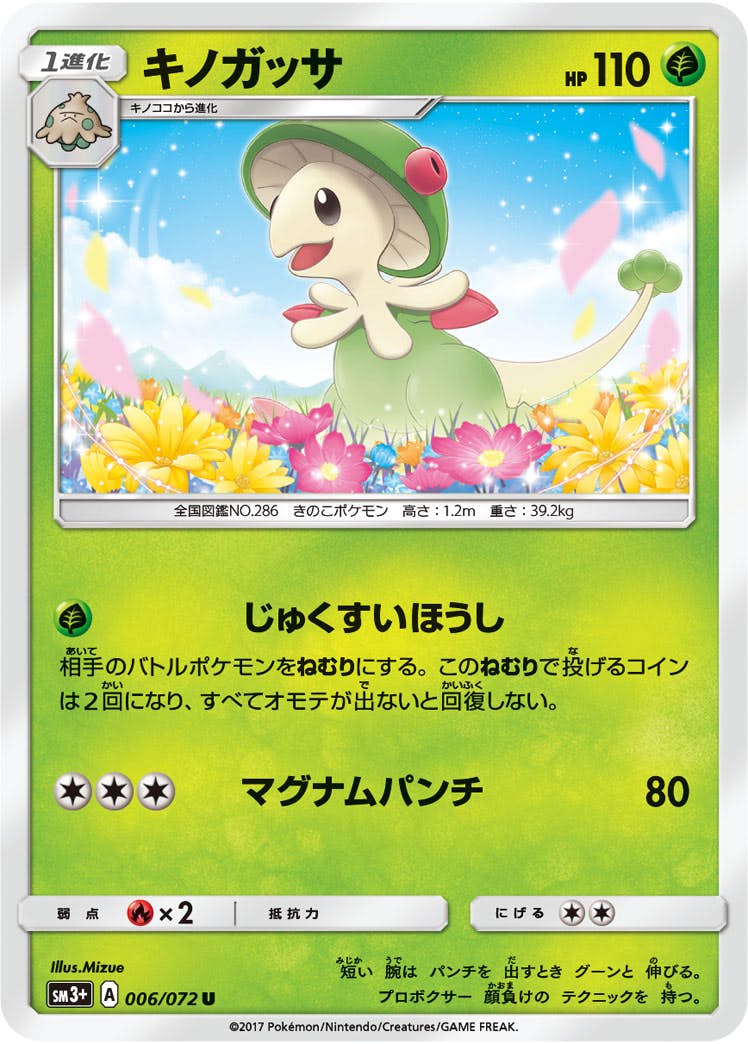 【状態B】キノガッサ U (006/072) [sm3p]の通販・買取（ポケモンカード）