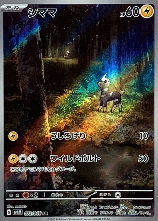 【状態A】シママ AR (072/066) [sv4M]の通販・買取（ポケモンカード）