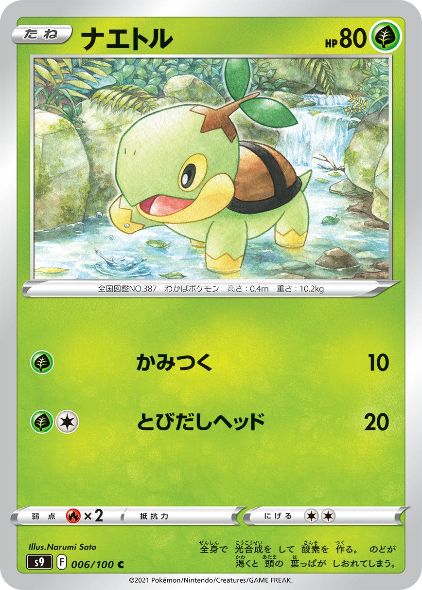 【状態A】ナエトル C (006/100) [s9]の通販・買取（ポケモンカード）