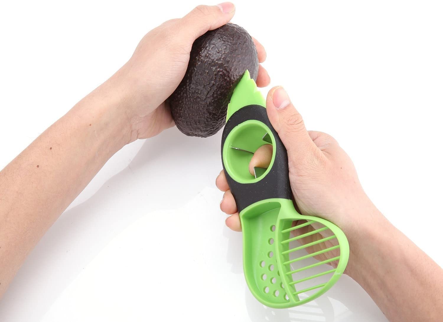 Cuisinox 3-in-1 Avocado Slicer, Green, Multifunctional Knife