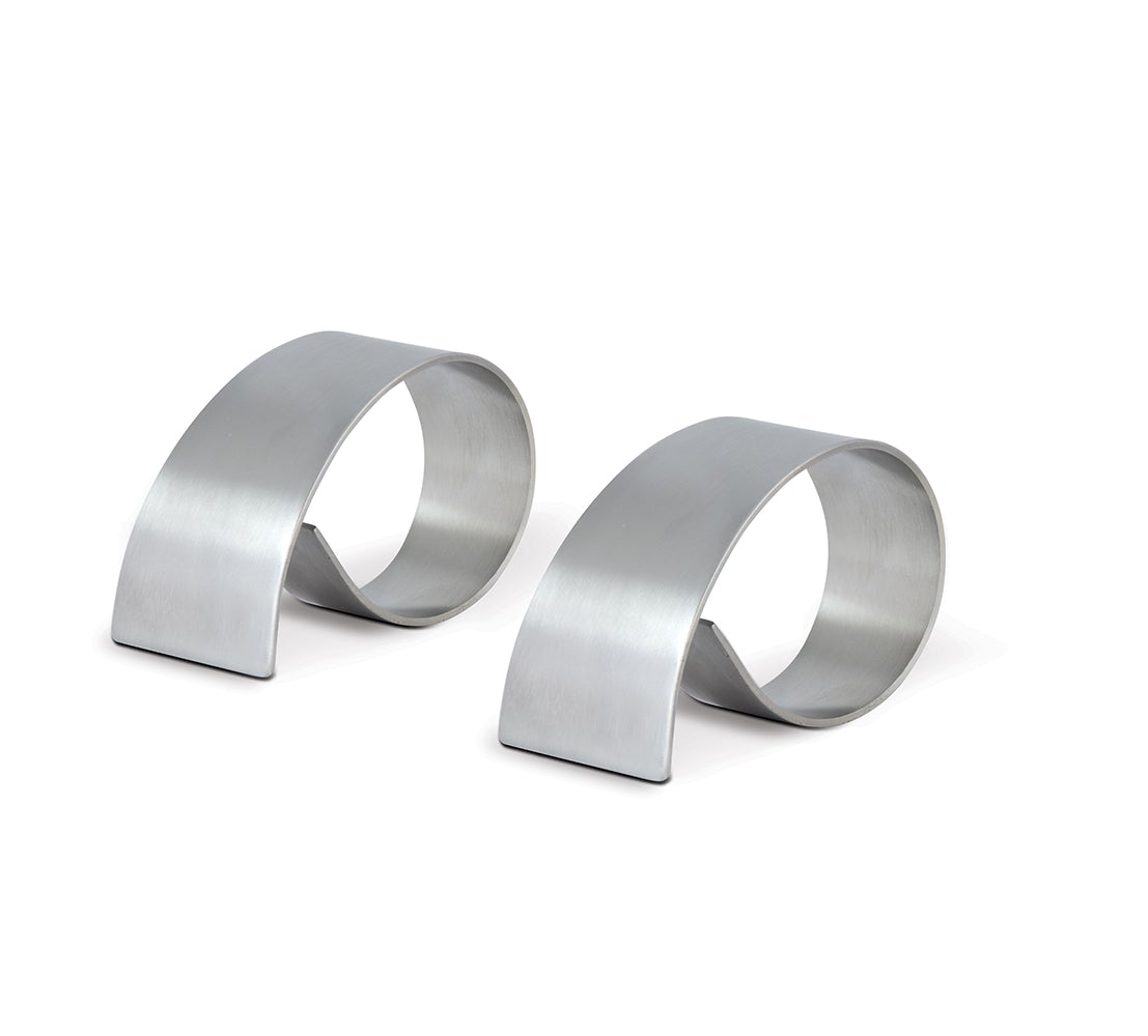 Cuisinox Brushed Stainless Steel Napkin Ring Set