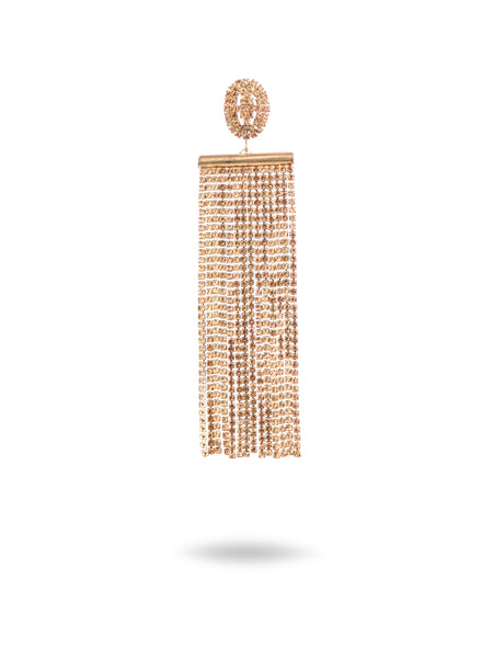 Divine Protection Evil Eye Big Tassel Earrings