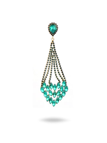 Codi Drop Crystal Earrings