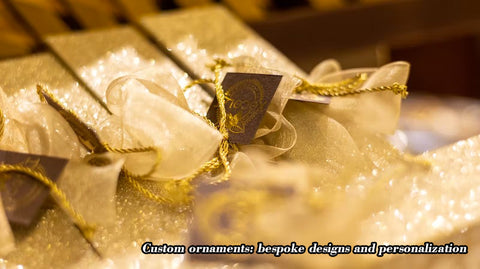 Custom ornaments: bespoke designs and personalization