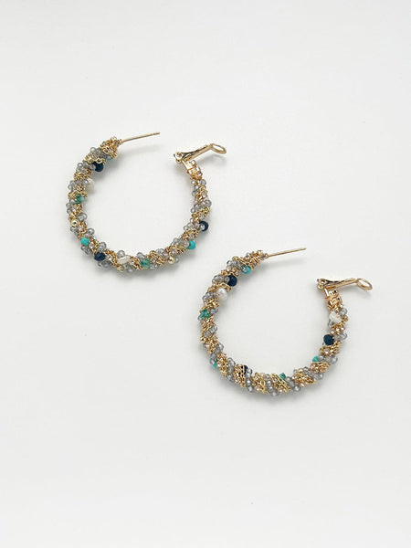 Kavier Statement Hoop Earrings