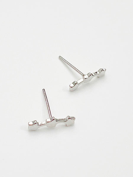 Trisdar Bar Earrings Studs 