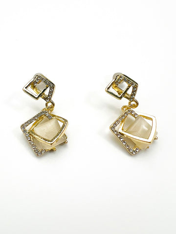 Samsara Rectangle Drop Earrings
