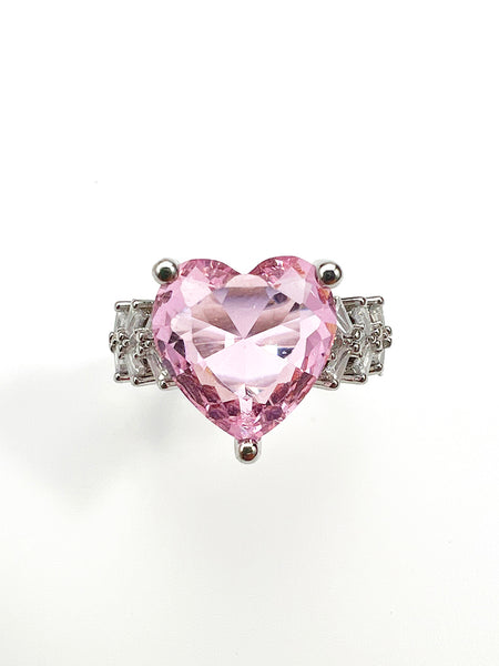 Coeur de fille Zircon Ring