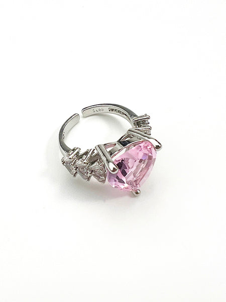 Coeur de fille Zircon Ring