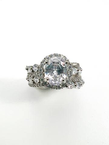 Coeur de lune Zircon Ring 