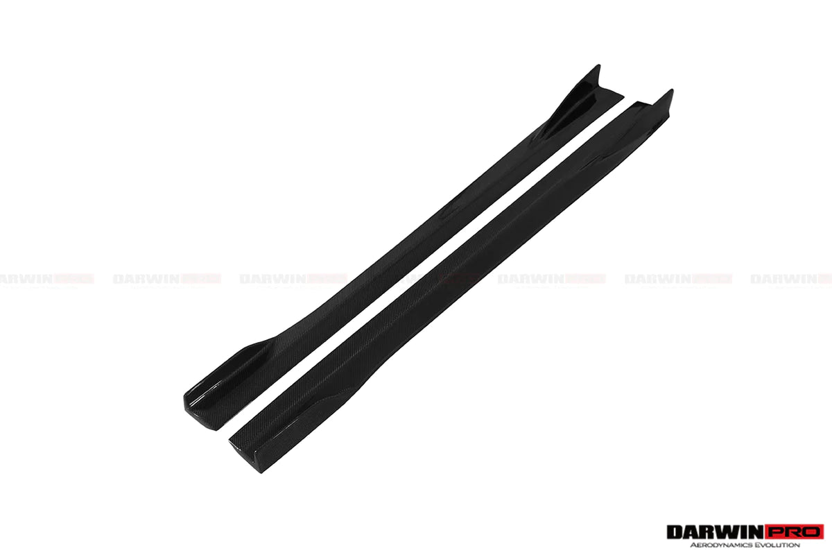 2015-2021 Mercedes Benz C63 / C-Class Coupe IMP Style Carbon Fiber Side Skirts