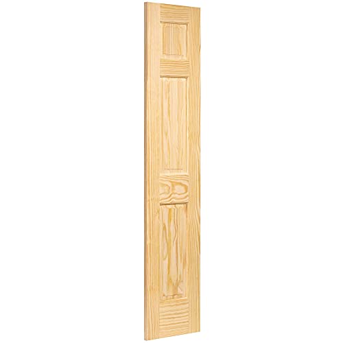 6-Panel Solid Pine Interior Door Slab (18x80)