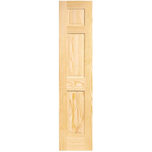 6-Panel Solid Pine Interior Door Slab (18x80)