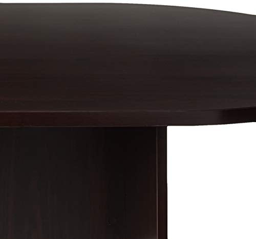 Boss Office Products 10Ft Race Track Conference Table, Mahogany