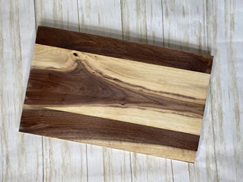 6 Pack of 3/4 x 2 x 16 Inch Sappy Walnut Lumber Boards for Making Cutting Boards, and other Crafts