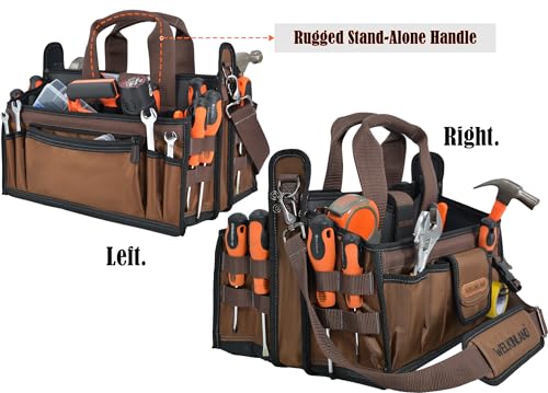 20Pockets Tool tote, Electrician tool bag, HVAC tool bag, Tech tool bag, Open top tool bag, Electrician bag, HVAC bag, Electrical tool bag, Open tool bag, Tool tote bag, Tool tote bag with handle