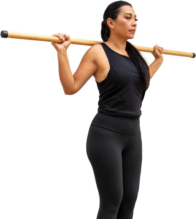Bamboo Stick for Walking, Balance, Strength Training, Stretching & Added Mobility, Length 78 INCH