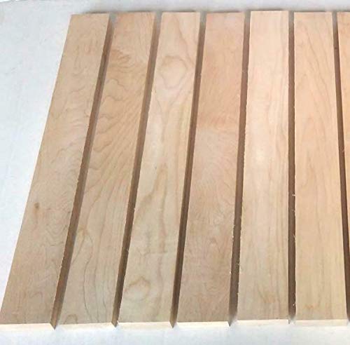 Woodchucks Wood Maple 3/4 Inch x 2 Inch x 16 Inch Solid Hardwood Lumber as Cutting Board Wood (6 Pack)