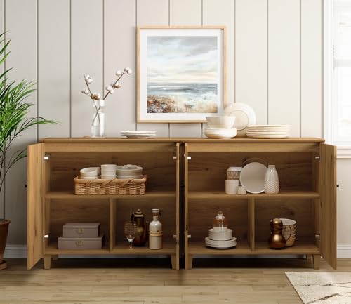 WAMPAT Sideboard Buffet Cabinets, 70.8