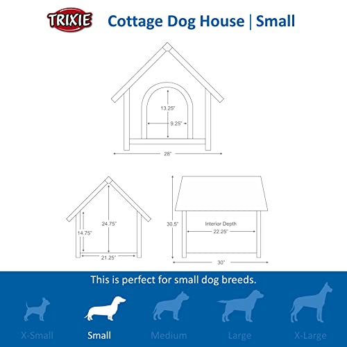 TRIXIE natura Cottage Dog House | Small