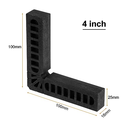 HARFINGTON 8pcs 90 Degree Positioning Squares 4