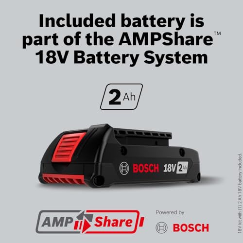 BOSCH GOP18V-34B12 18V Brushless StarlockPlus? Oscillating Multi-Tool Kit with (1) 2 Ah Standard Power Battery