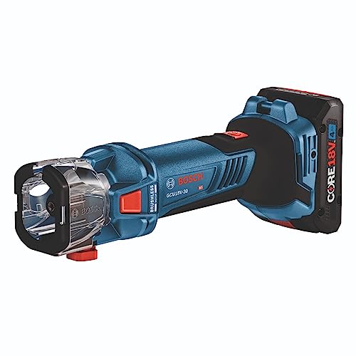 BOSCH GXL18V-291B25 18V 2-Tool Combo Kit with Brushless Screwgun, Brushless Cut-Out Tool and (2) CORE18V? 4 Ah Advanced Power Batteries