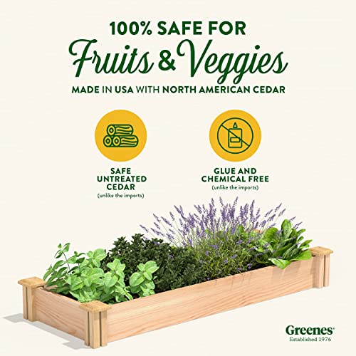 Greenes Fence Premium Cedar Raised Garden Bed, 16