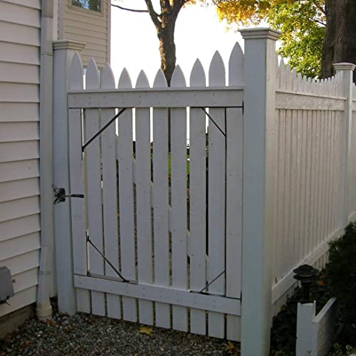 GoldOrcle Anti Sag Gate Kit Heavy Duty No Sag Kit for Wooden Gate Fence with a Gate Latch