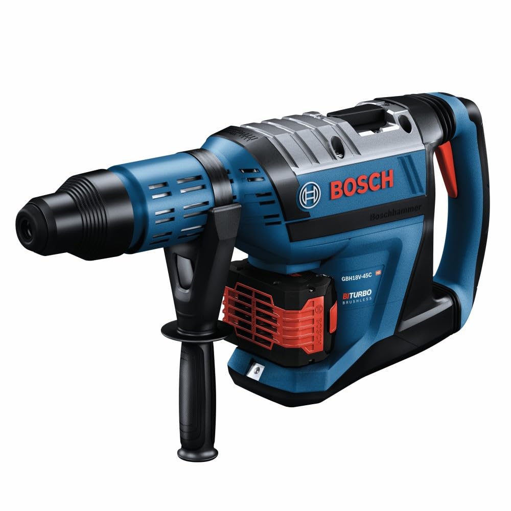 BOSCH GBH18V-45CK24 PROFACTOR? 18V Connected-Ready SDS-max? 1-7/8 In. Rotary Hammer Kit with (2) CORE18V? 8 Ah High Power Batteries