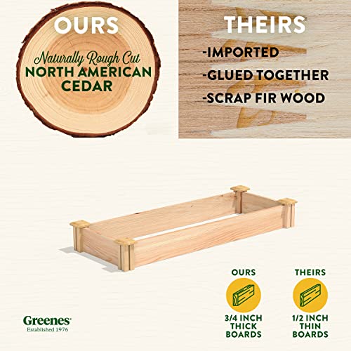 Greenes Fence Premium Cedar Raised Garden Bed, 16