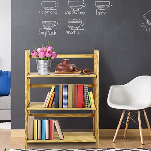 Casual Home 3-Shelf Folding Stackable Bookcase (27.5