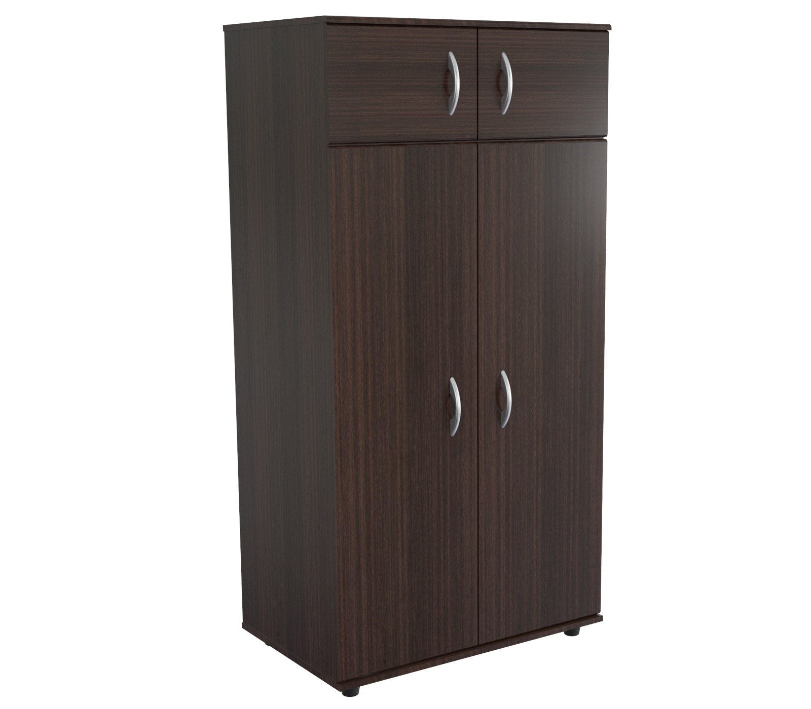 Inval 4-Door Armoire Wardrobe, Espresso