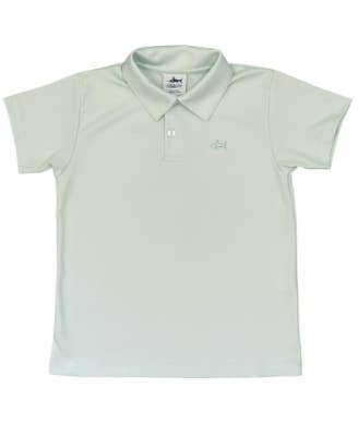 Signature Pima Polo Shirt-Seafoam  Saltwater Boys Co.