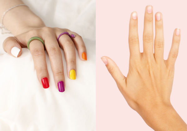 colorful nails